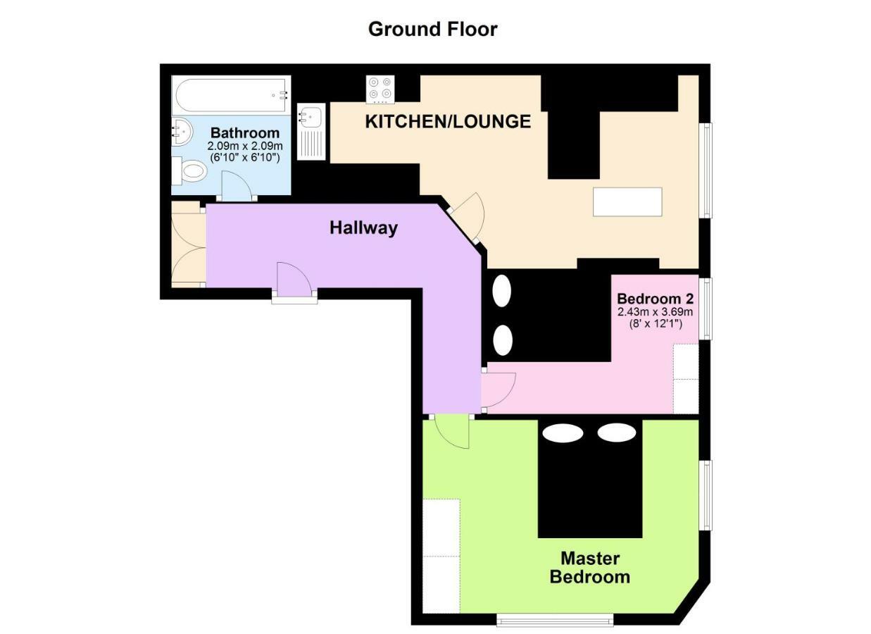 Holden Court Apartments - Apt 3 West Drayton  Kültér fotó